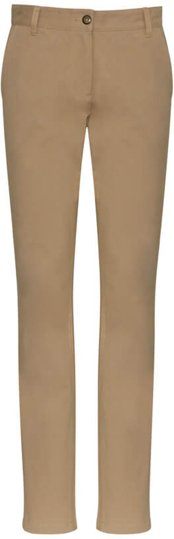 Am image of a Custom Biz Collection Ladies Lawson Chino Pant in Dark Stone!