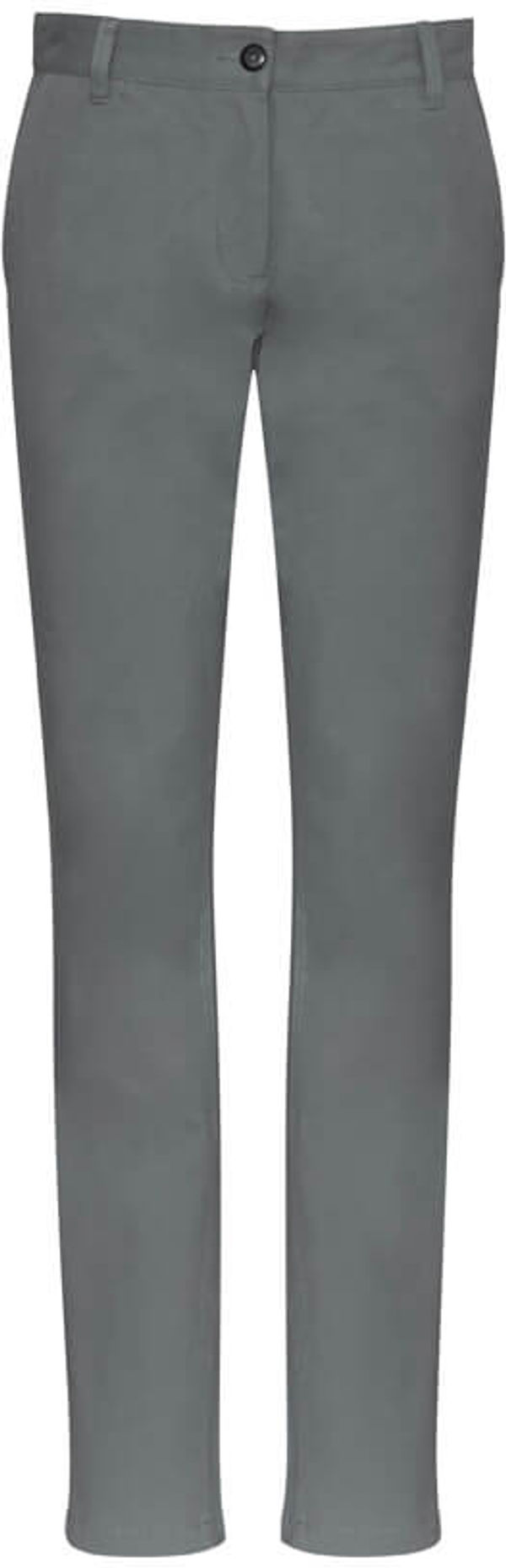 Am image of a Custom Biz Collection Ladies Lawson Chino Pant in Grey!