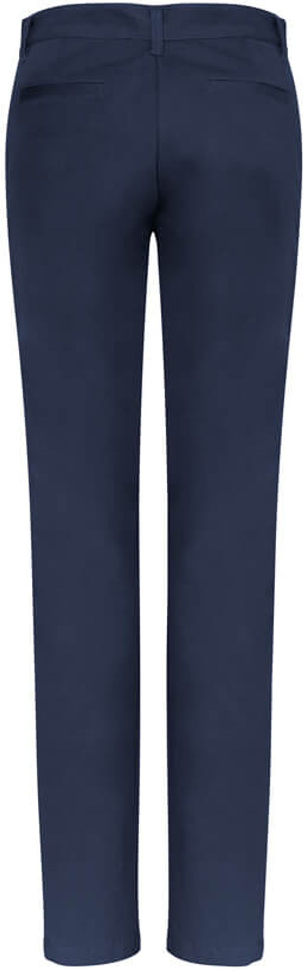 Am image of a Custom Biz Collection Ladies Lawson Chino Pant in Navy!