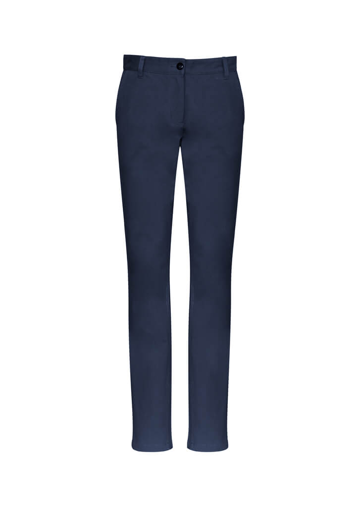 Biz Collection Ladies Lawson Chino Pant in Navy