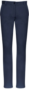 Am image of a Custom Biz Collection Ladies Lawson Chino Pant in Navy!