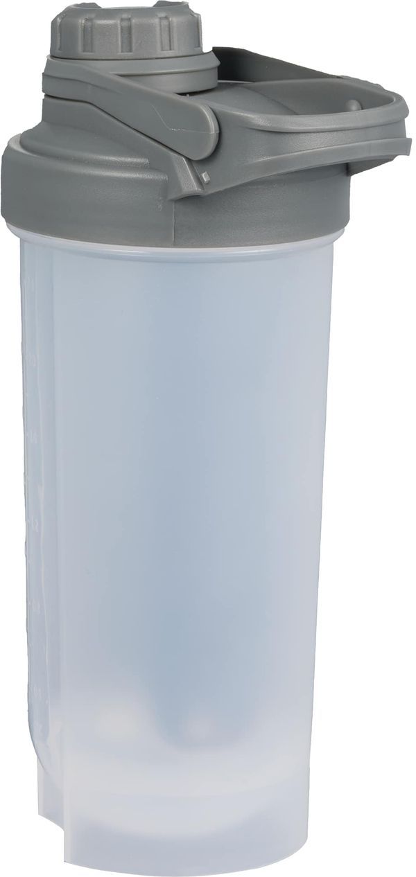 Am image of a Custom Buddy 24oz Recycled Protein Shaker Bottle in Frost!
