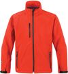 Am image of a Custom Stormtech Mens Ultra Light Shell in FLAME RED!