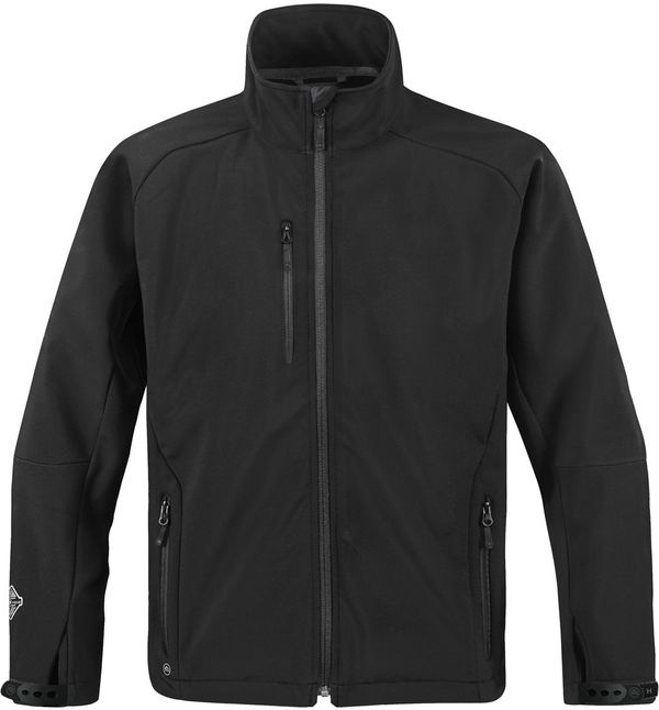Am image of a Custom Stormtech Mens Ultra Light Shell in BLACK!