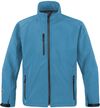 Am image of a Custom Stormtech Mens Ultra Light Shell in ELECTRIC BLUE / BLACK!