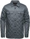 Am image of a Custom Stormtech Men's Bushwick Quilted Jacket in Graphite!