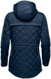 Am image of a Custom Stormtech Women's Bushwick Quilted Jacket in Indigo!