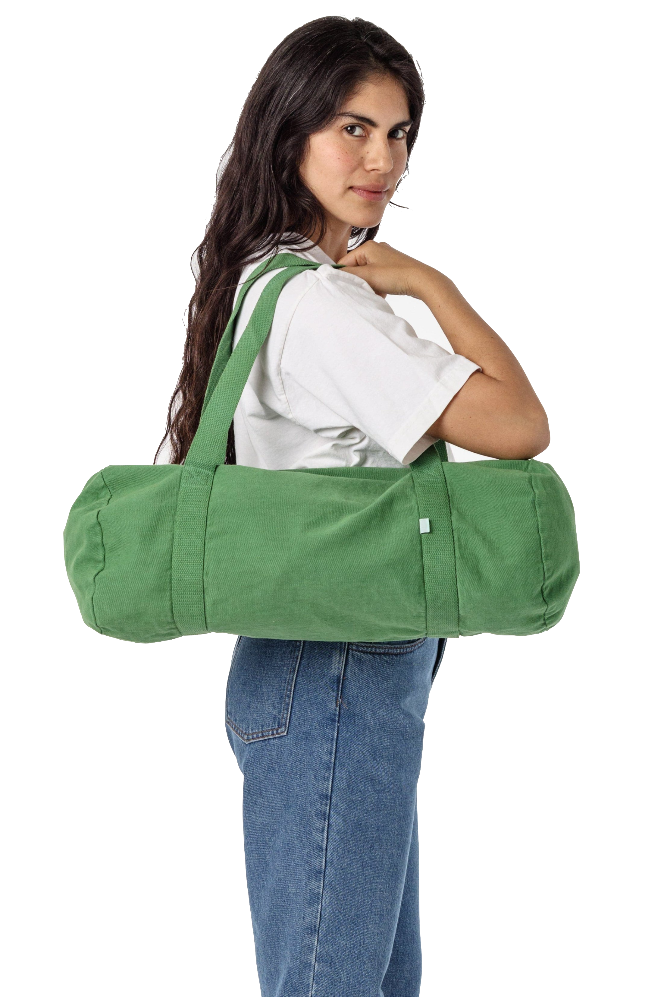 LA Apparel Gym Bag in Vintage Green
