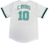 Am image of a Custom Sublimated Two Button Youth Baseball Jersey in Essential!