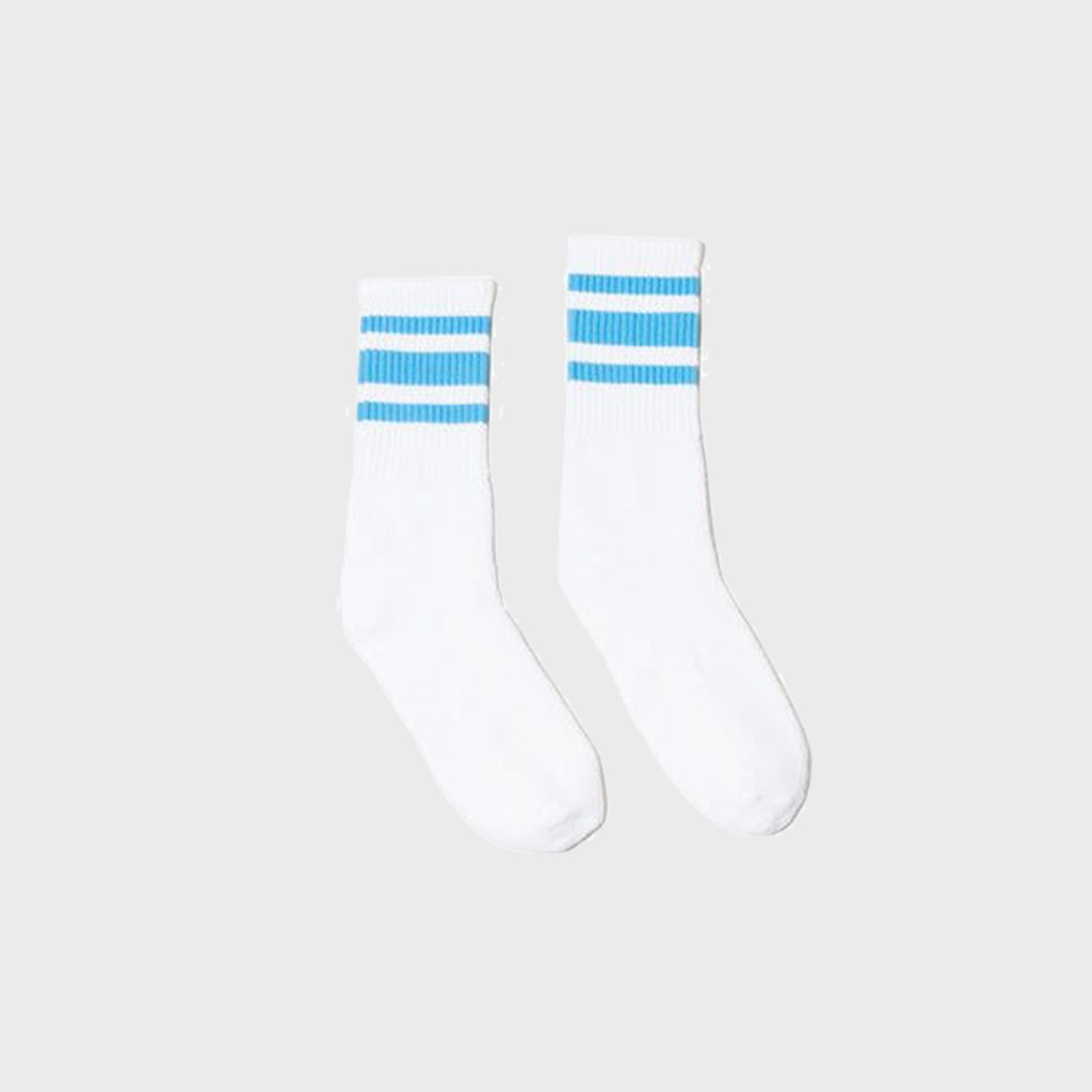 An image of basic socks that you can embroider or print your logo or design on!