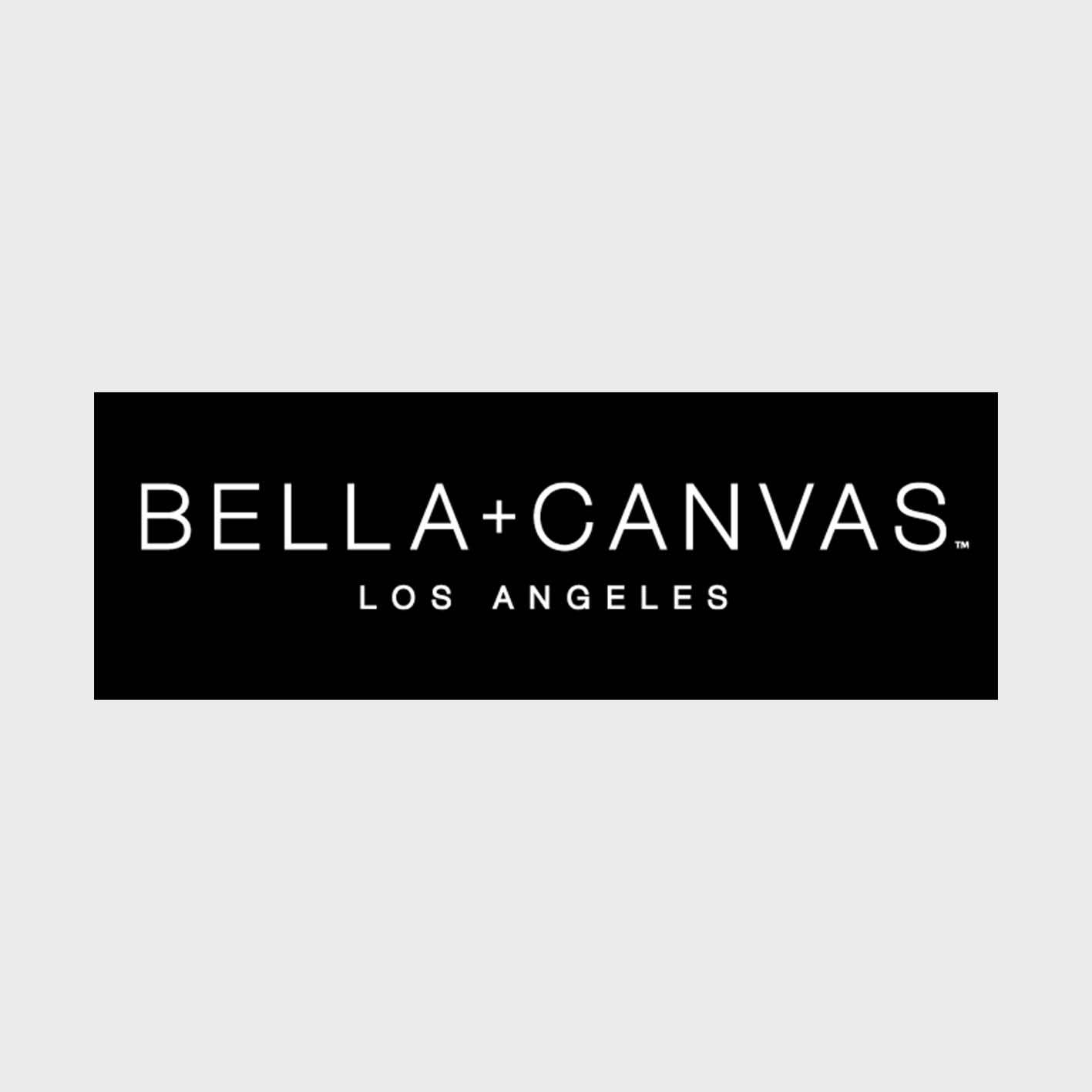 Image of the Bella and Canvas brand you can screen print and embroider on