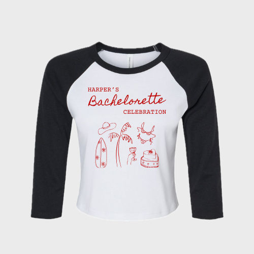 An image of a custom bachelorette shirt!