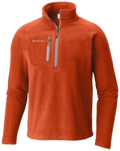 Columbia Adult Fast Trek III Half Zip Fleece in State Orange