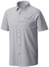 Am image of a Custom Columbia Adult Slack Tide Camp Shirt in Cool Grey!