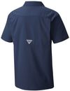 Am image of a Custom Columbia Adult Slack Tide Camp Shirt in Collegiate Navy!