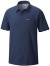 Am image of a Custom Columbia Adult Slack Tide Camp Shirt in Collegiate Navy!