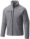 Am image of a Custom Columbia Adult Fast Trek Full Zip Fleece in Cool Grey!