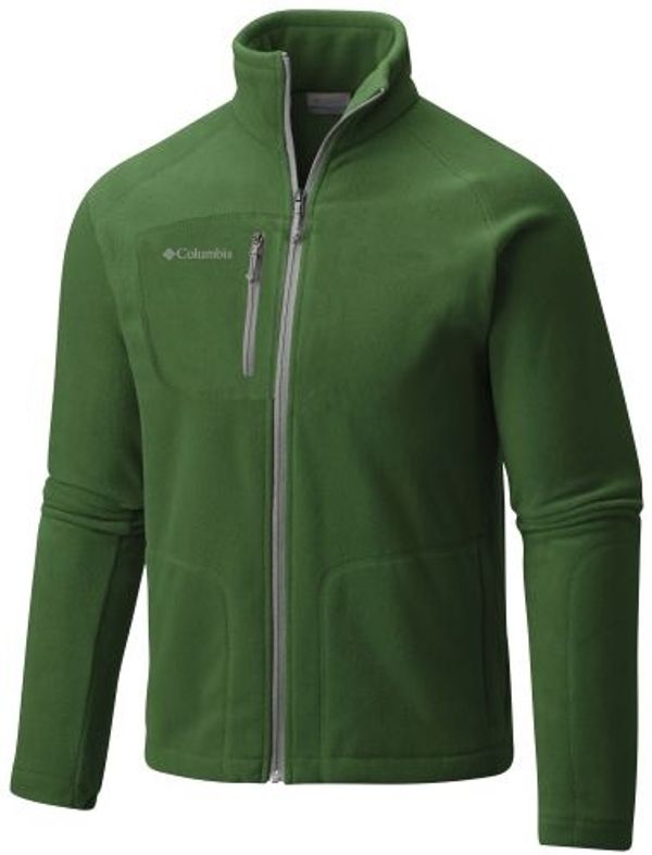 Am image of a Custom Columbia Adult Fast Trek Full Zip Fleece in Forest!