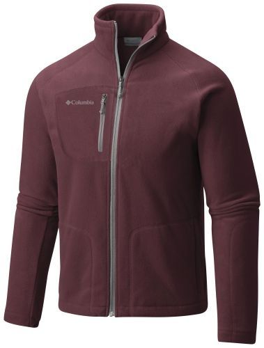 Columbia Adult Fast Trek Full Zip Fleece in Deep Maroon