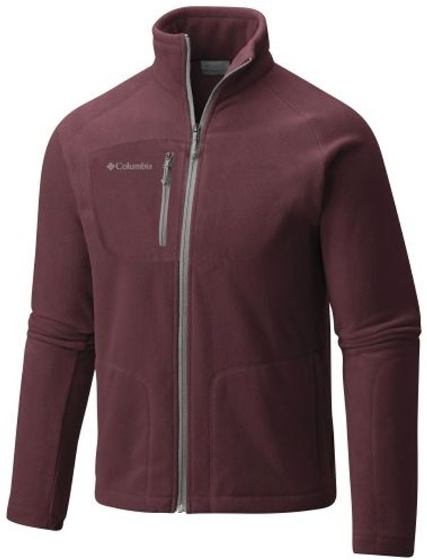 Am image of a Custom Columbia Adult Fast Trek Full Zip Fleece in Deep Maroon!
