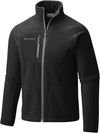 Am image of a Custom Columbia Adult Fast Trek Full Zip Fleece in Black!