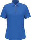 An image of a Custom Callaway All Over Stitched Chev Ladies Polo in Lapis Blue!