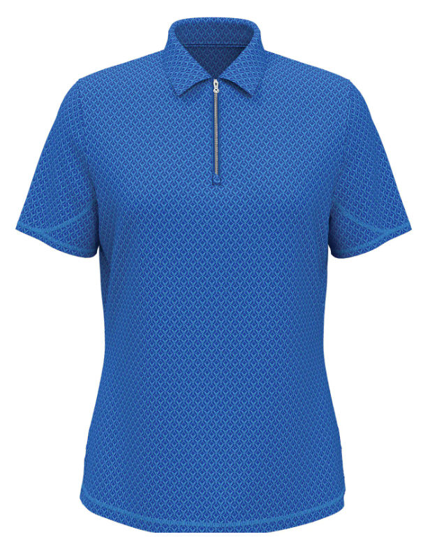 Callaway All Over Stitched Chev Ladies Polo