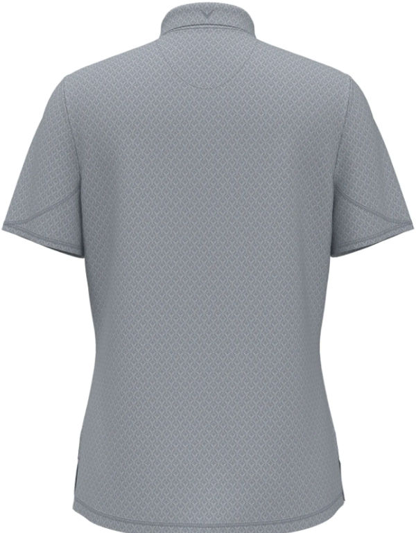 An image of a Custom Callaway All Over Stitched Chev Ladies Polo in Tradewinds!