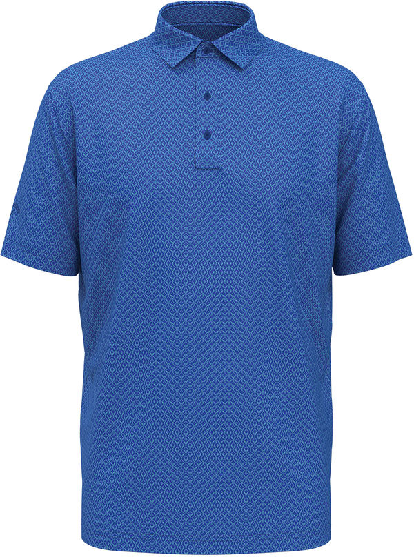 An image of a Custom Callaway All Over Stitched Chev Polo in Lapis Blue!