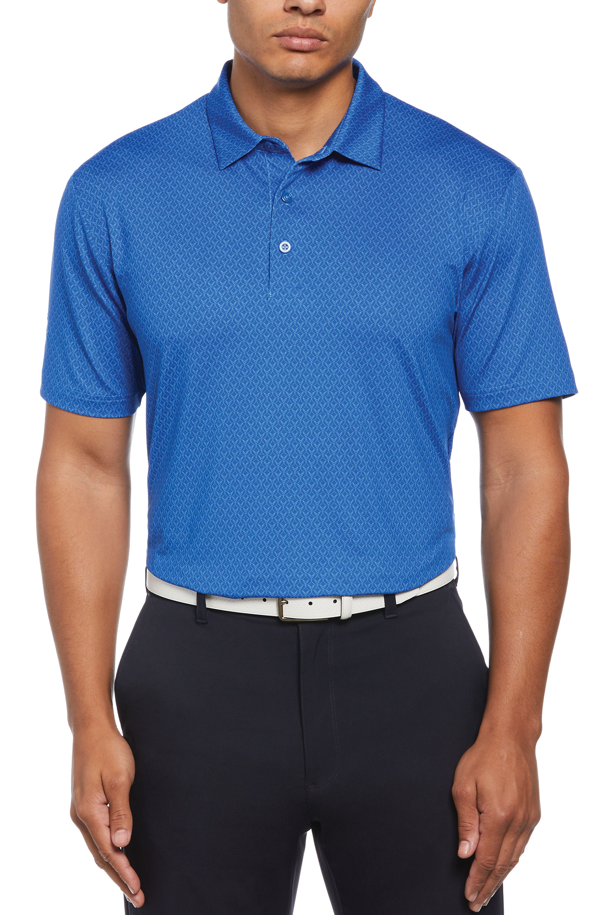 Callaway All Over Stitched Chev Polo