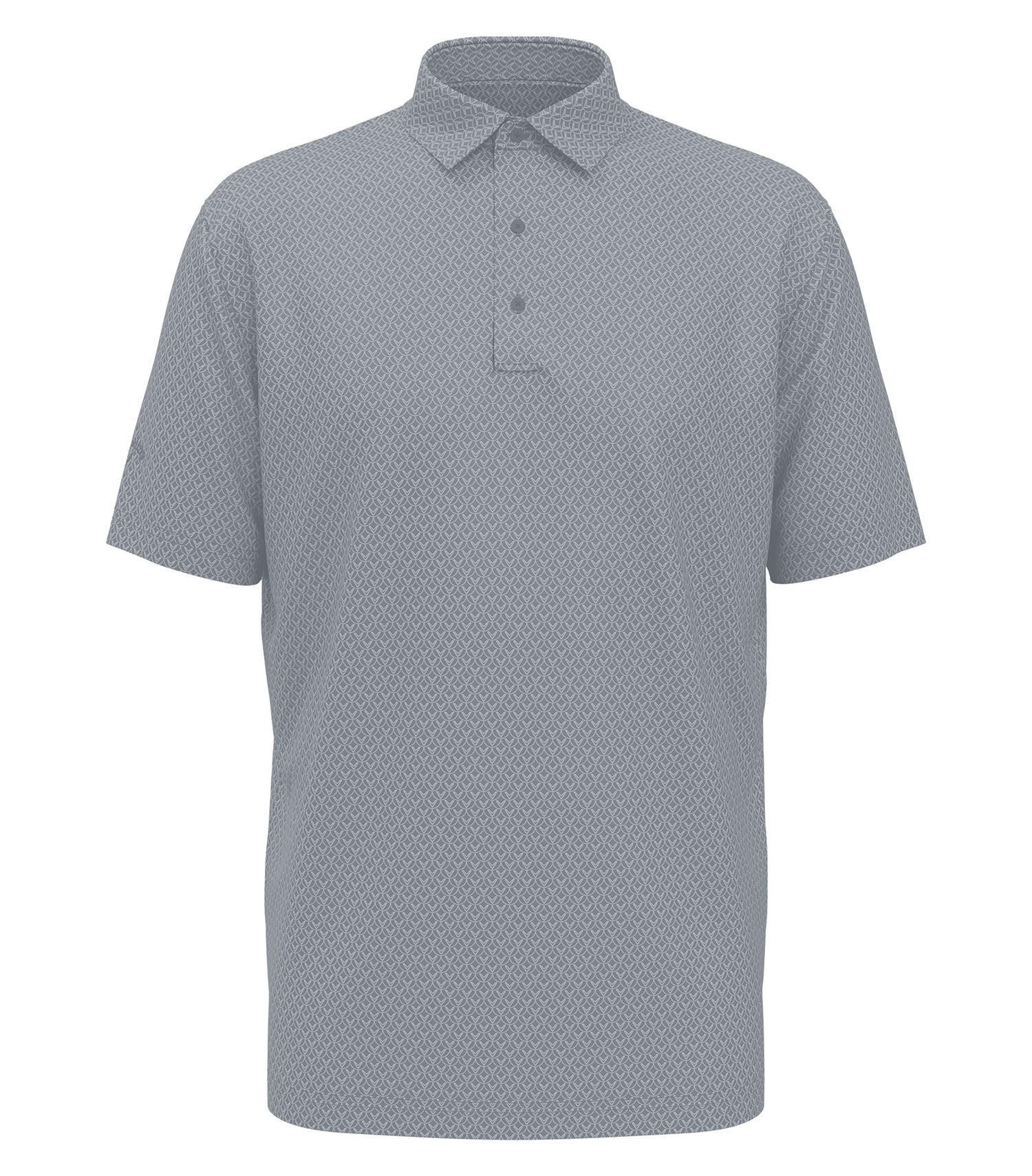 Callaway All Over Stitched Chev Polo in Tradewinds