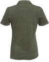An image of a Custom CALLAWAY BROKEN STRIPE TEXTURE LADIES' POLO. in Hedge Green!