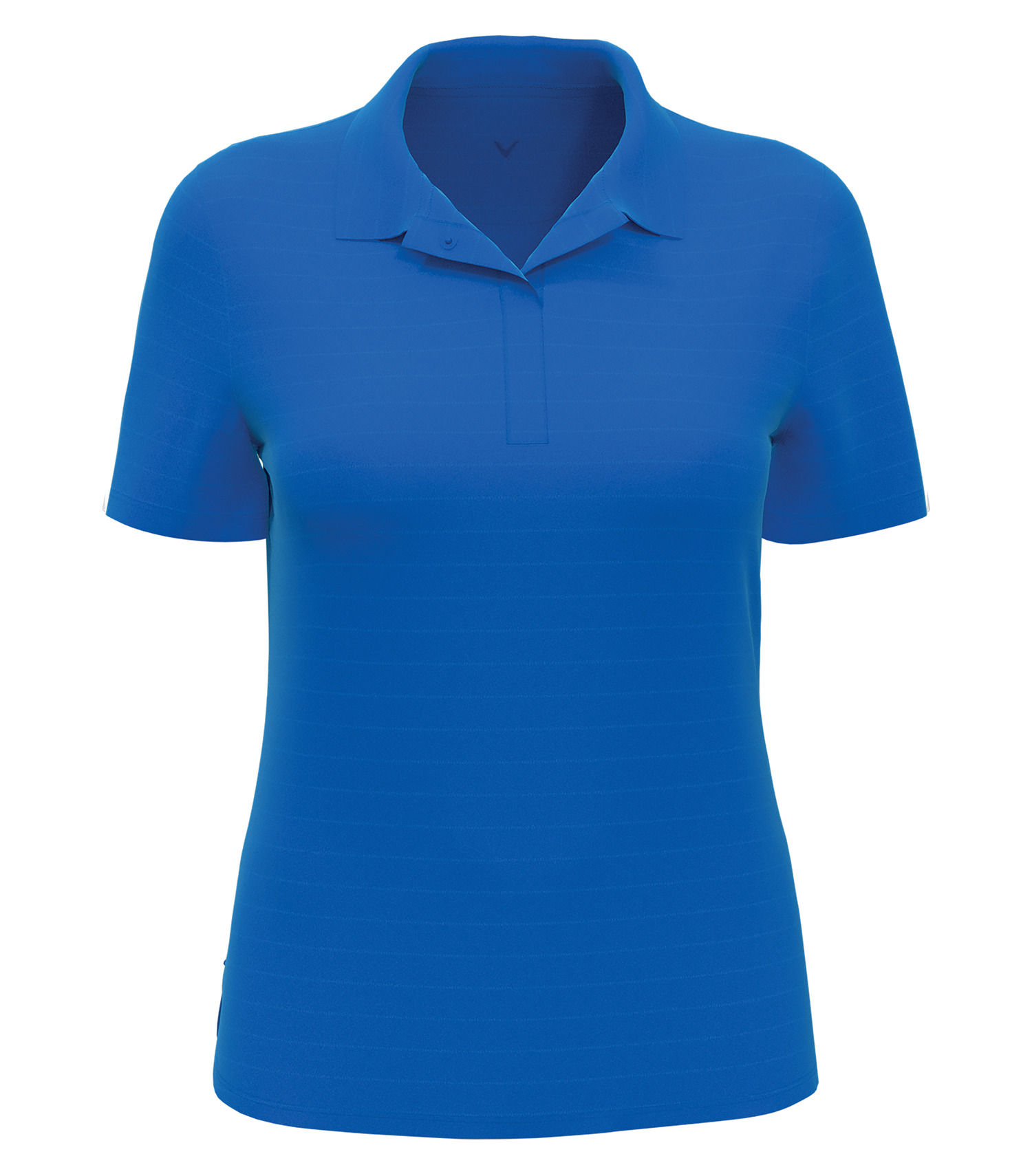 Callaway Eco Horizontal Textured Ladies Polo in Magnetic Blue