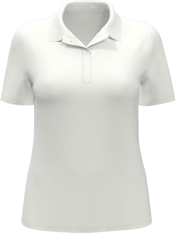An image of a Custom Callaway Eco Horizontal Textured Ladies Polo in White!