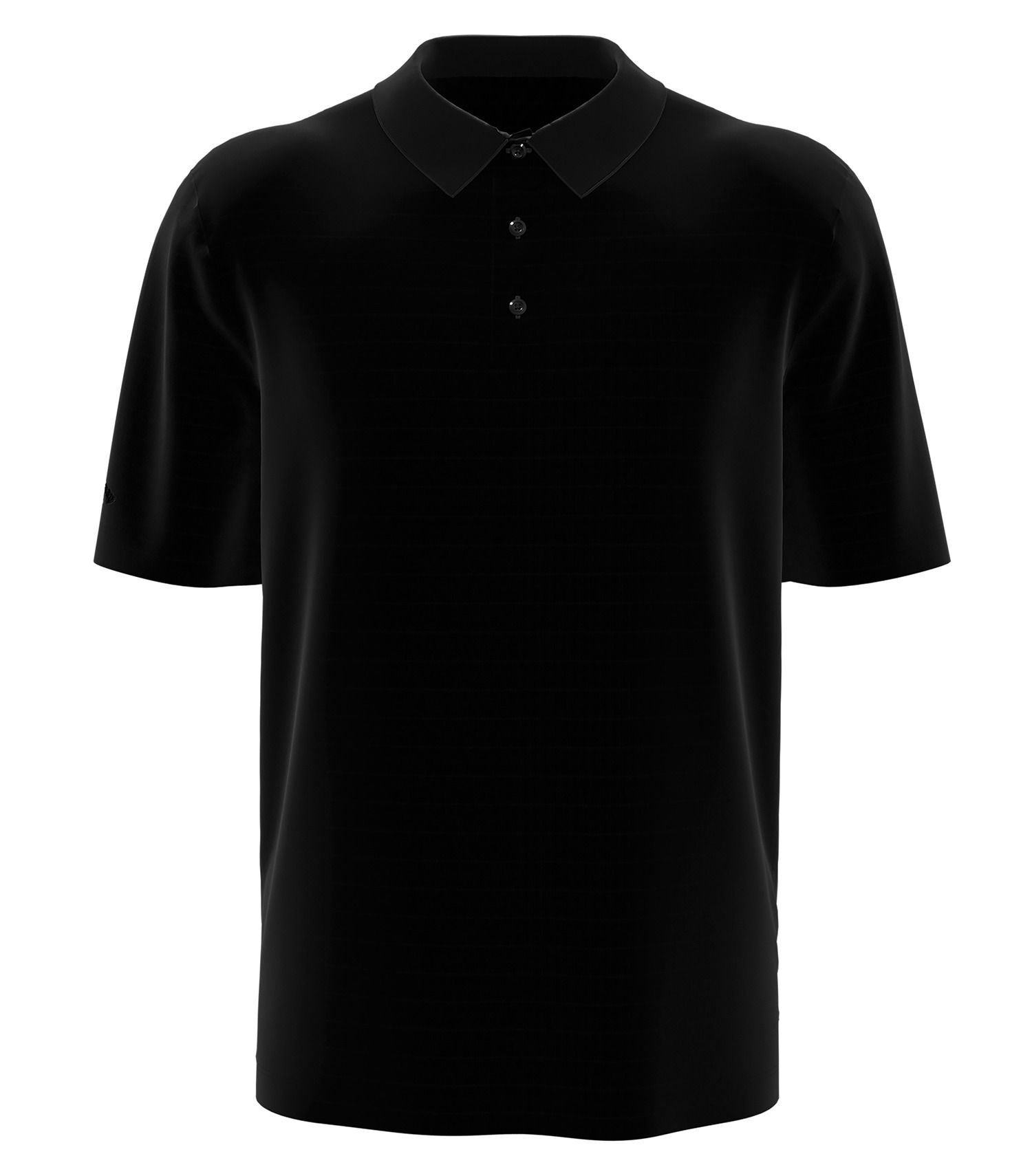 Callaway Eco Horizontal Textured Polo in Black