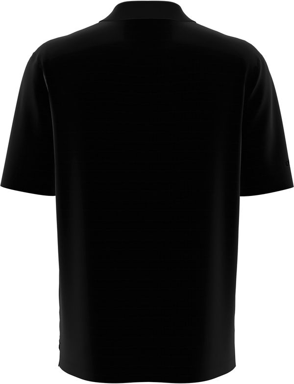An image of a Custom Callaway Eco Horizontal Textured Polo in Black!