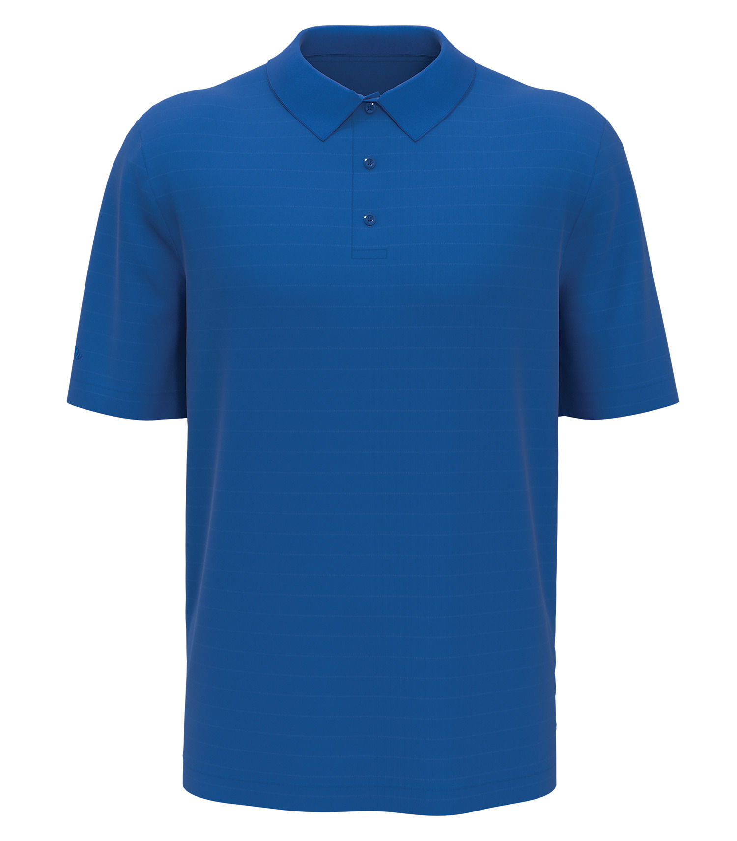 Callaway Eco Horizontal Textured Polo in Magnetic Blue