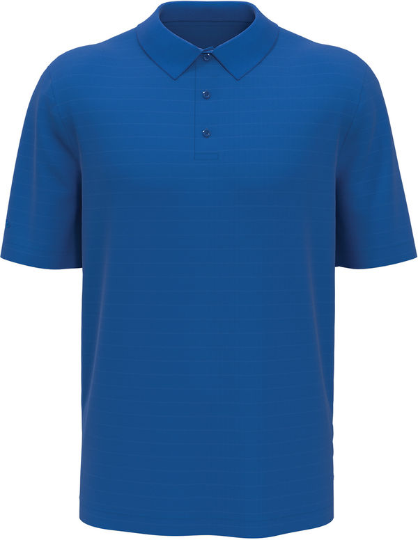 An image of a Custom Callaway Eco Horizontal Textured Polo in Magnetic Blue!