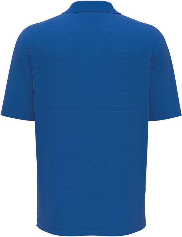An image of a Custom Callaway Eco Horizontal Textured Polo in Magnetic Blue!