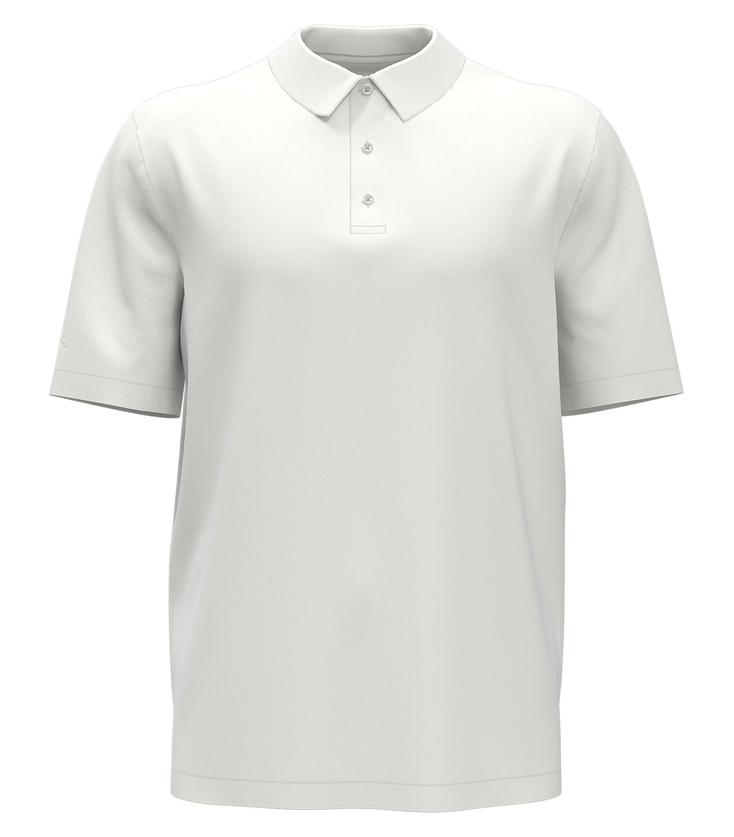 Callaway Eco Horizontal Textured Polo in White