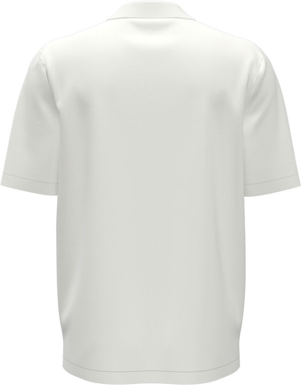 An image of a Custom Callaway Eco Horizontal Textured Polo in White!