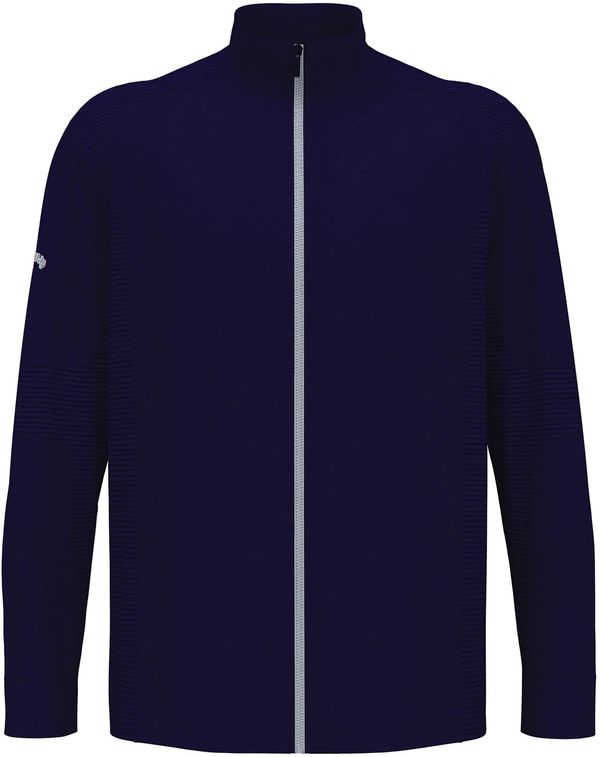 Am image of a Custom Callaway Full Zip Ottoman Jacket in Peacoat Navy!
