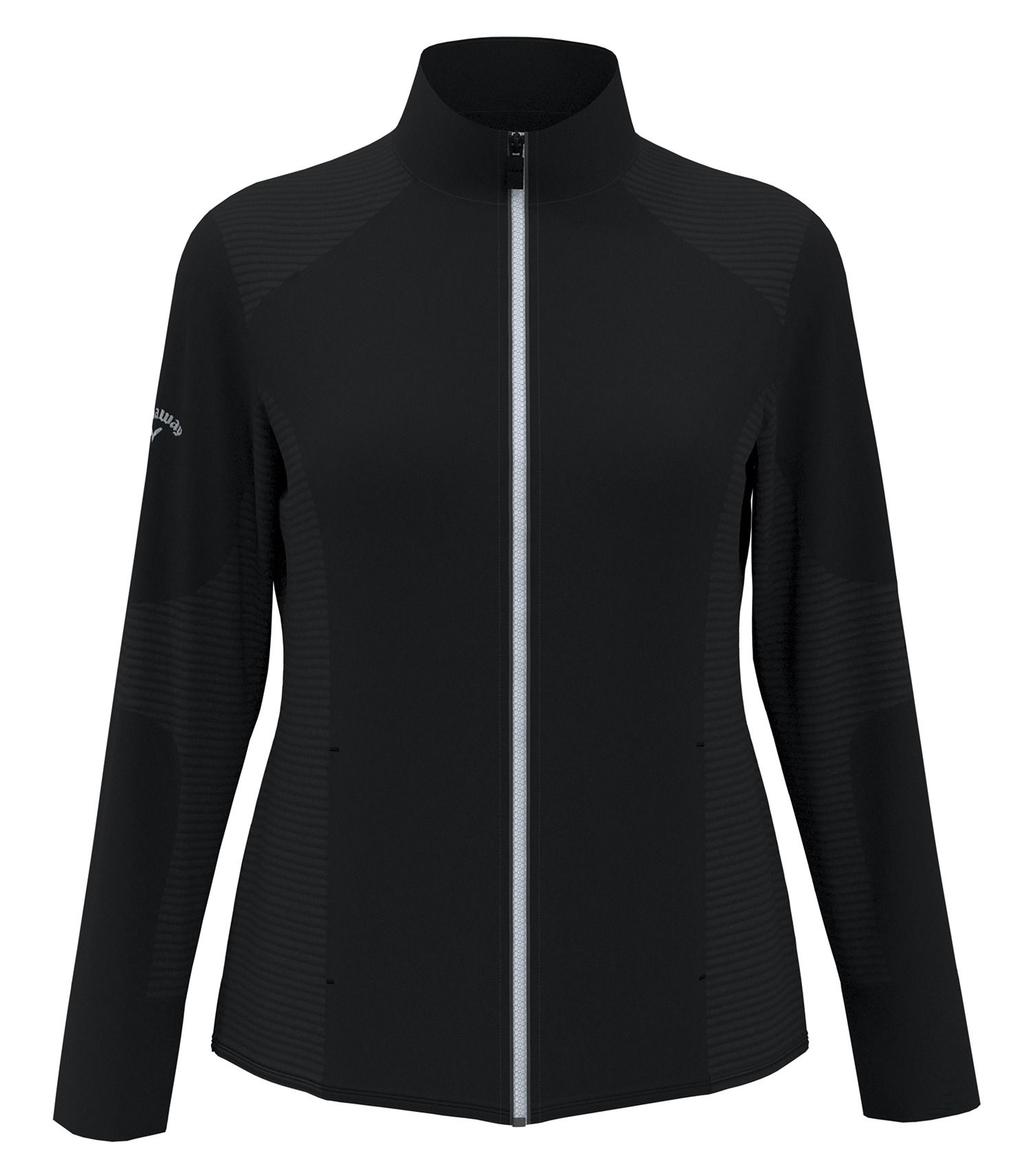 Callaway Full Zip Ottoman Ladies Jacket in Black