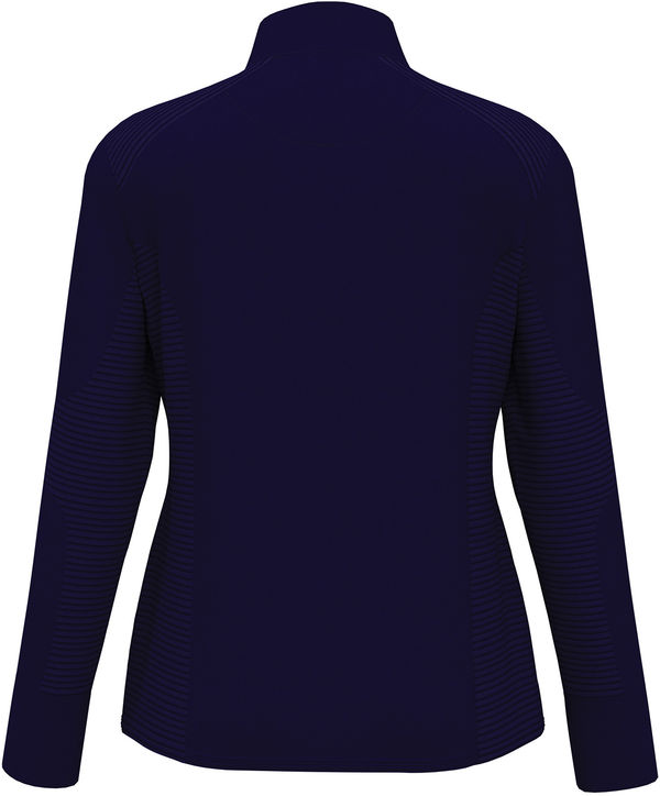 An image of a Custom Callaway Full Zip Ottoman Ladies Jacket in Peacoat Navy!