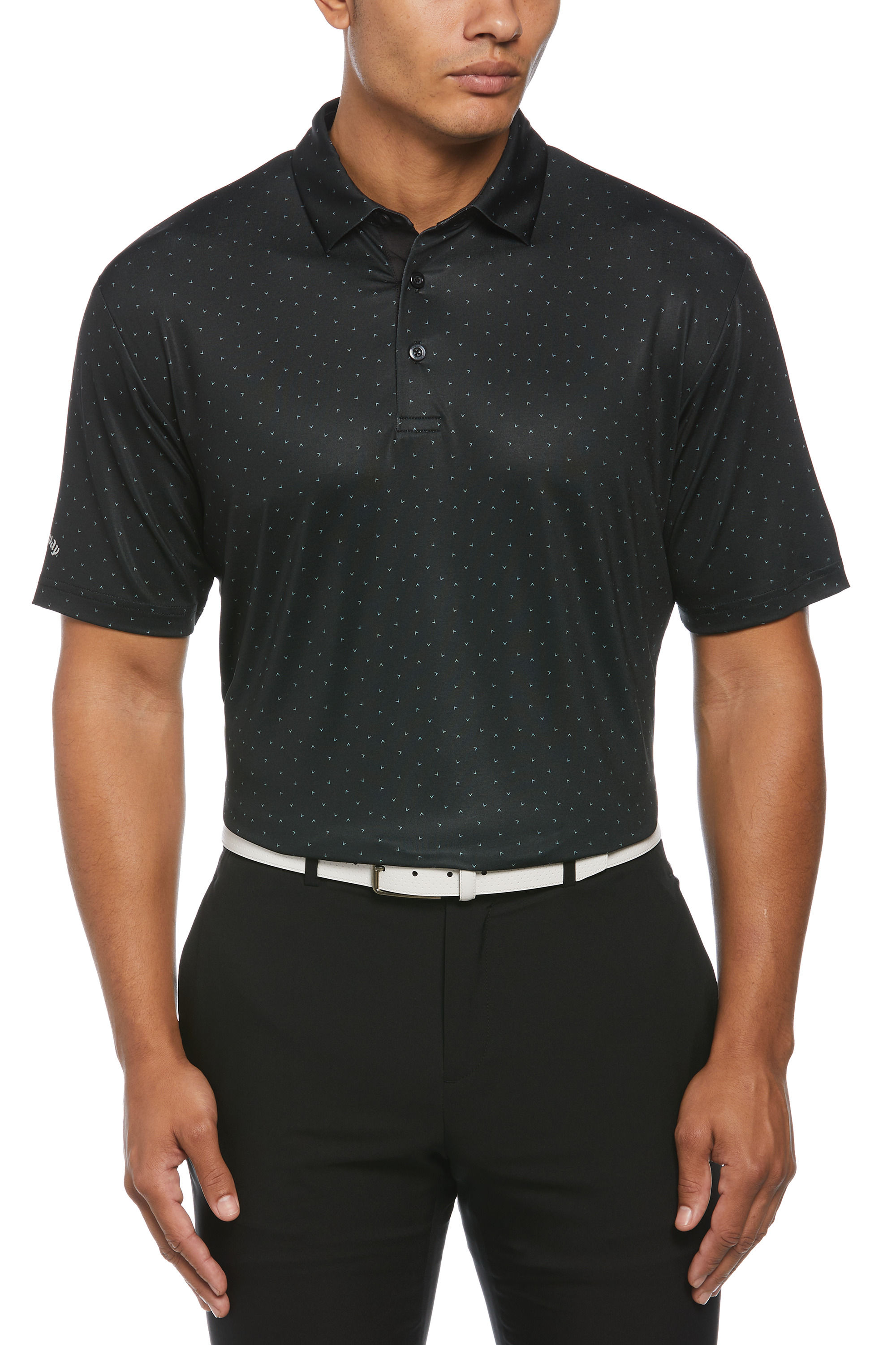 Callaway Micro Chev Print Polo