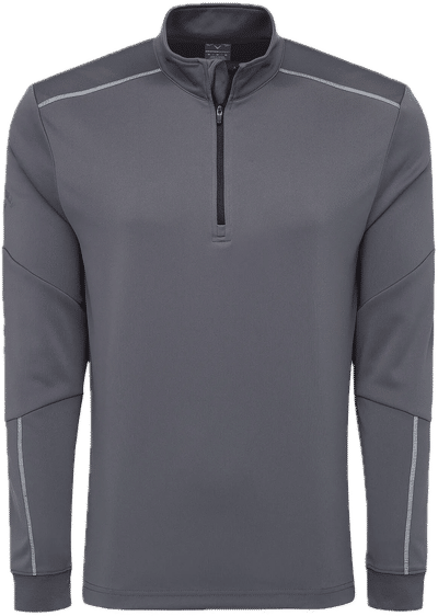 Am image of a Custom Callaway Quarter Zip Water Repellent Pullover in Iron Gate!