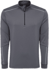 Am image of a Custom Callaway Quarter Zip Water Repellent Pullover in Iron Gate!