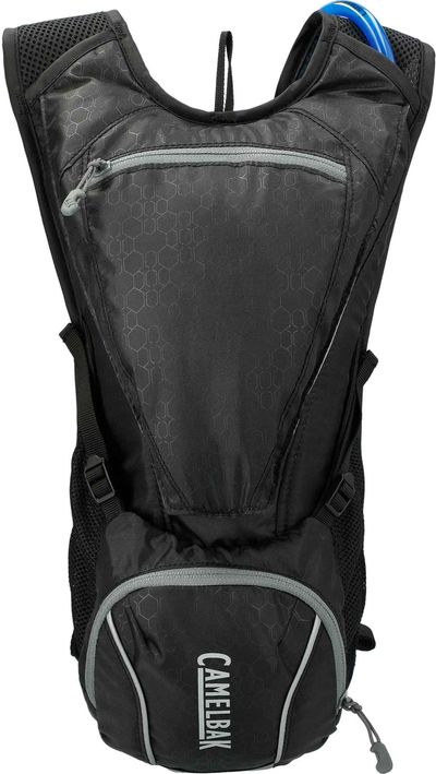 Am image of a Custom Camelbak EcoRogue Hydration Pack in Black/Graphite!