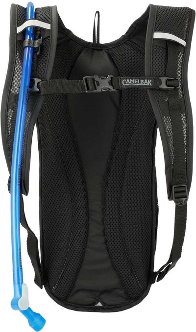 Am image of a Custom Camelbak EcoRogue Hydration Pack in Black/Graphite!