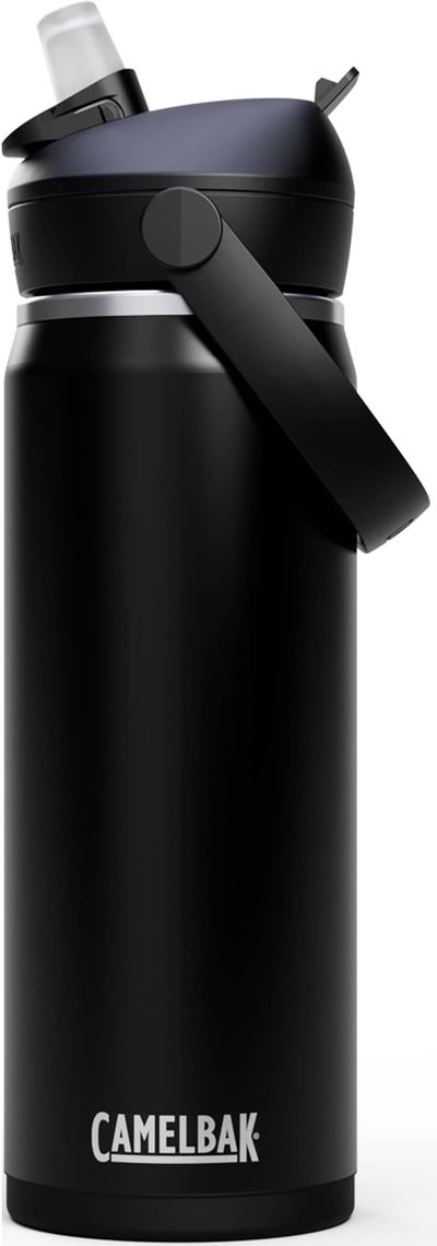 Am image of a Custom CamelBak Thrive Flip Straw VSS 20oz in Black!